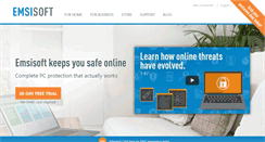 Desktop Screenshot of emsisoft.com